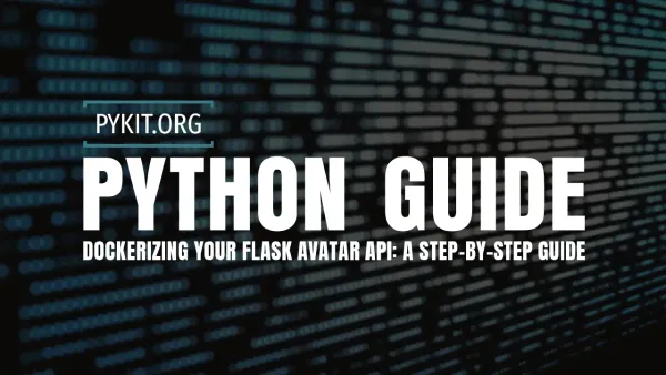 Dockerizing Your Flask Avatar API: A Step-by-Step Guide